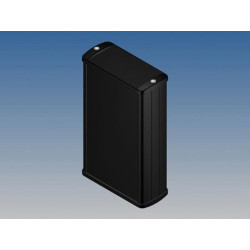 BOÎTIER EN ALUMINIUM - NOIR - 145 x 85.8 x 36.9 mm - Velleman