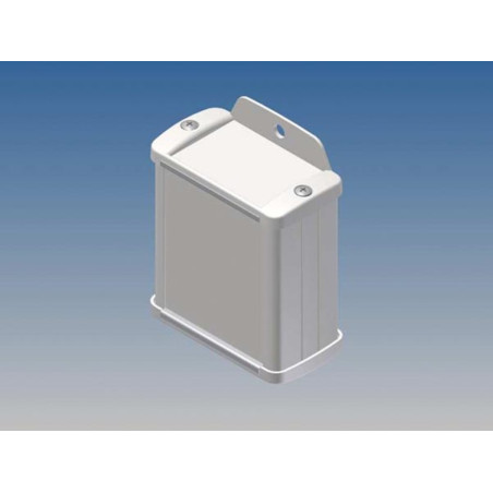 BOÎTIER EN ALUMINIUM - BLANC - 70 x 59.9 x 30.9 mm - avec bride - Vell