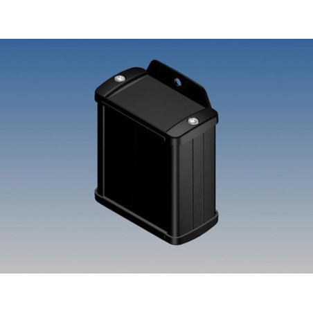 BOÎTIER EN ALUMINIUM - NOIR - 70 x 59.9 x 30.9 mm - avec bride - Velle