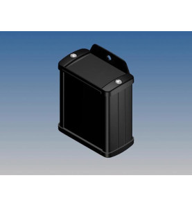 BOÎTIER EN ALUMINIUM - NOIR - 70 x 59.9 x 30.9 mm - avec bride - Velle