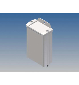 BOÎTIER EN ALUMINIUM - BLANC - 100 x 59.9 x 30.9 mm - avec bride - Vel