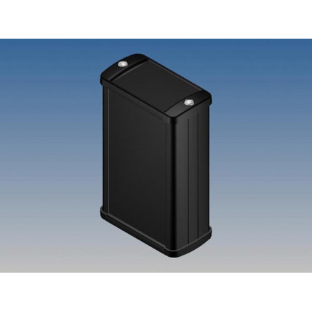 BOÎTIER EN ALUMINIUM - NOIR - 100 x 59.9 x 30.9 mm - avec bride - Vell