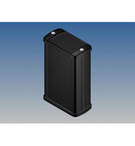 BOÎTIER EN ALUMINIUM - NOIR - 100 x 59.9 x 30.9 mm - avec bride - Vell