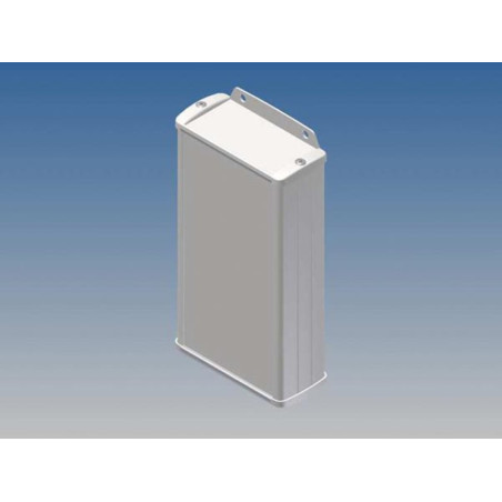 BOÎTIER EN ALUMINIUM - BLANC - 160 x 85.8 x 36.9 mm - avec bride - Vel