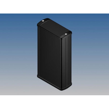 BOÎTIER EN ALUMINIUM - NOIR - 160 x 85.8 x 36.9 mm - Velleman