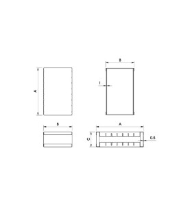 DOUBLE COFFRET RFI - 54 x 50 x 26mm - Velleman