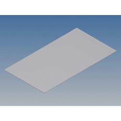 PANNEAU EN ALUMINIUM POUR SÉRIE TK - ARGENT - 130.6 x 72 x 0.5 mm - Ve