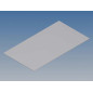 PANNEAU EN ALUMINIUM POUR SÉRIE TK - ARGENT - 130.6 x 72 x 0.5 mm