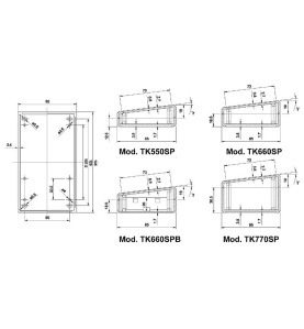COFFRET "TENCLOS SLOPE" - NOIR 145 x 85 x 31.5mm - Velleman