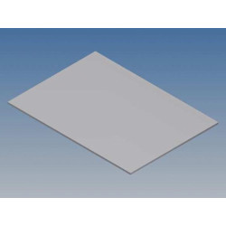 PANNEAU EN ALUMINIUM POUR 10003 / MC 22 - ARGENT - 77 x 55 x 1 mm - Ve