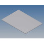 PANNEAU EN ALUMINIUM POUR 10003 / MC 22 - ARGENT - 77 x 55 x 1 mm