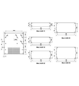 COFFRET AUS - NOIR 198 x 178 x108mm - Velleman