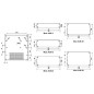 COFFRET AUS - GRIS 198 x 178 x108mm