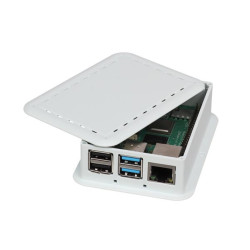 BOÎTIER POUR RASPBERRY PI 4 - BLANC
