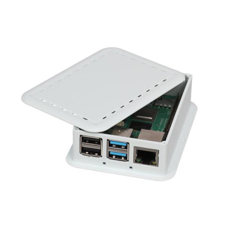 BOÎTIER POUR RASPBERRY PI 4 - BLANC