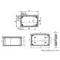 COFFRET "COVER"  - GRIS 85 x 56 x 41.4mm