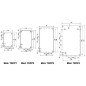 COFFRET "COVER" - GRIS 160 x 96 x 66.9mm COFFRET "COVER" - GRIS 160 x 96 x 66.9mm
