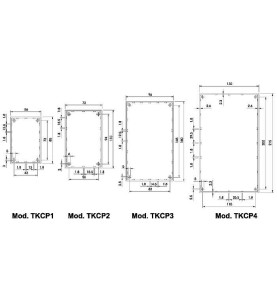 COFFRET "COVER"  - GRIS 215 x 130 x 82.9mm - Velleman