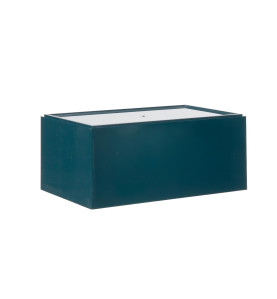 COFFRET "OPTATIVE" EN PLASTIQUE - BLEU PETROLE 110.0 x 70.0 x 48.0mm -