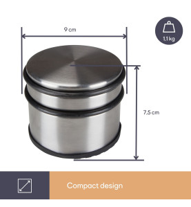 Butoir de porte - 9 x 7.5 cm - 1 .1 kg - PRL
