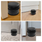 Butoir de porte - 9 x 7,5 cm - 1,1 kg - Noir