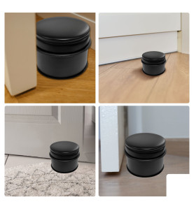 Butoir de porte - 9 x 7,5 cm - 1,1 kg - Noir - Velleman