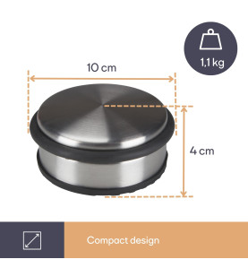 Butoir de porte - 10 x 4.0 cm - 1.1 kg - PRL