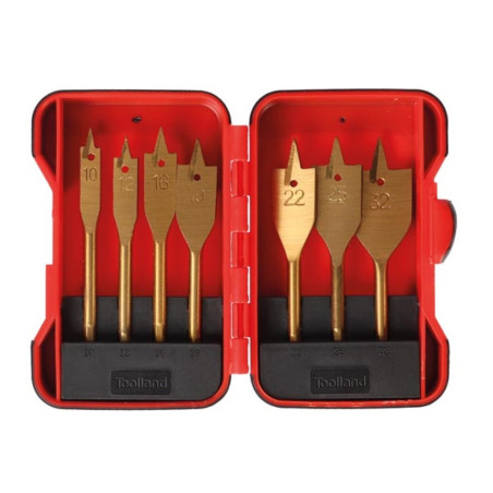 JEU DE MÈCHES PLATES À BOIS - REVÊTEMENT À BOIS - 7 pcs - PRL