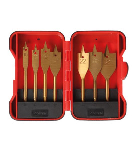 JEU DE MÈCHES PLATES À BOIS - REVÊTEMENT À BOIS - 7 pcs - PRL