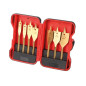 JEU DE MÈCHES PLATES À BOIS - REVÊTEMENT À BOIS - 7 pcs
