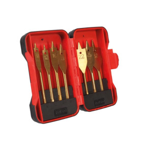 JEU DE MÈCHES PLATES À BOIS - REVÊTEMENT À BOIS - 7 pcs - PRL