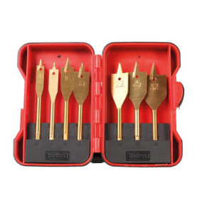 JEU DE MÈCHES PLATES À BOIS - REVÊTEMENT À BOIS - 7 pcs - PRL