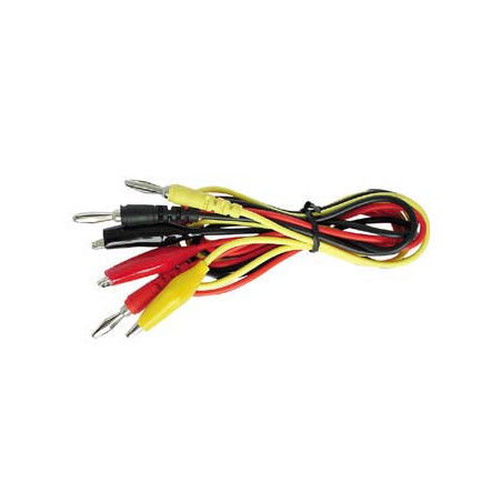 JEU DE CORDONS DE MESURE - FICHE BANANE / CLIPS CROCODILE AVEC GAINE I