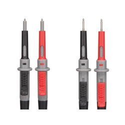 JEU DE CORDONS DE MESURE EN PVC, CAT  IV - 10A - 2mm/4mm - LONGUEUR 100 cm