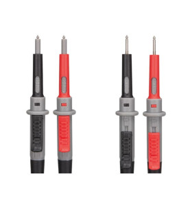 JEU DE CORDONS DE MESURE EN PVC, CAT  IV - 10A - 2mm/4mm - LONGUEUR 10
