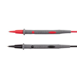 Jeu de cordons de mesure - CAT III 1000 V / CAT IV 600V - longueur 100 cm