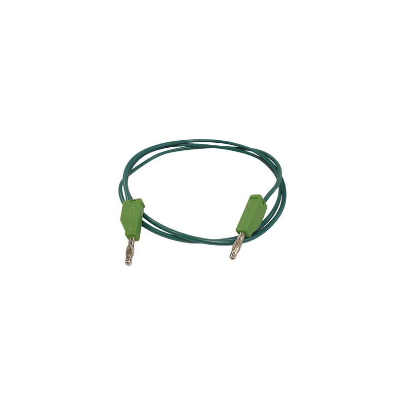 CORDONS DE MESURE (FICHE BANANE 4mm) / VERT