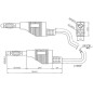 CORDONS DE MESURE (FICHE BANANE 4mm) / VERT