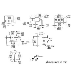 INTERRUPTEUR A GLISSIERE 1P ON-ON - Velleman