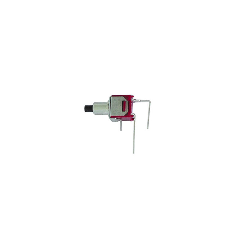 BOUTON-POUSSOIR SUBMINIATURE VERTICAL 90° - SPST OFF-(ON)