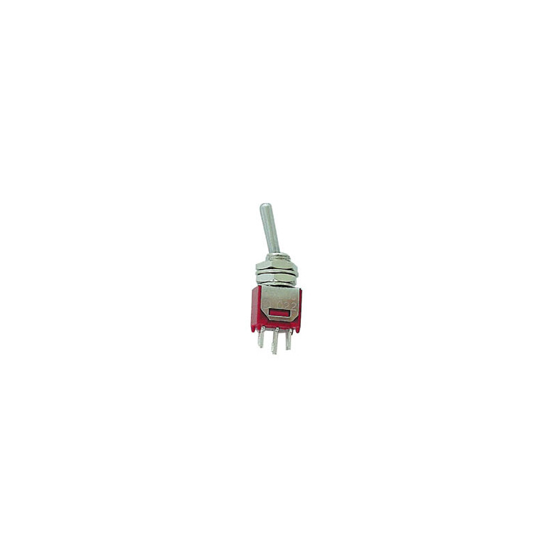 INVERSEUR SUBMINIATURE VERTICAL UNIPOLAIRE ON-ON