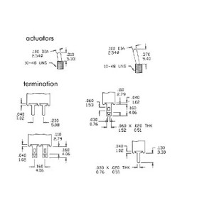 INVERSEUR SUBMINIATURE VERTICAL UNIPOLAIRE ON-ON - Velleman