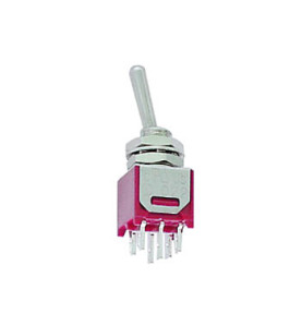 INVERSEUR SUBMINIATURE VERTICAL BIPOLAIRE ON-OFF-ON - Velleman
