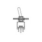 INVERSEUR SUBMINIATURE VERTICAL BIPOLAIRE ON-ON - TYPE POUR CI / SANS FILETAGE