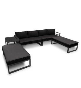 Ensemble de salon - Tout-en-un - Noir + Anthracite - Velleman