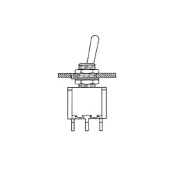 INVERSEUR VERTICAL SPDT ON-OFF-(ON)