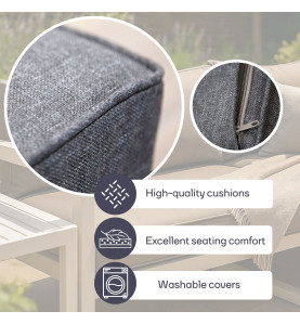 Ensemble de salon - Tout-en-un - Noir + Anthracite - Velleman