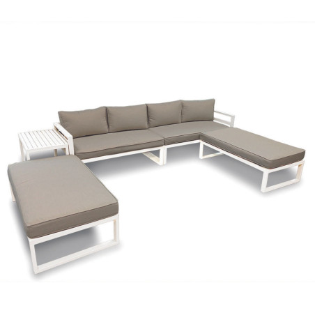 Ensemble de salon - Tout-en-un - Blanc + Gris - Velleman