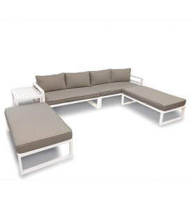 Ensemble de salon - Tout-en-un - Blanc + Gris - Velleman