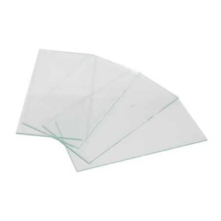 VERRE POUR CASQUE DE SOUDURE - 108 x 50 mm - TRANSPARENT - PRL